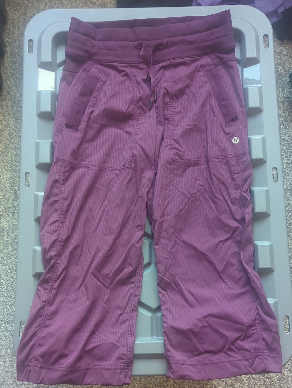 lululemon athletica  Plum Dance Studio Crops